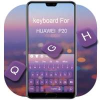 Purple Keyboard  For Huawei  P20 on 9Apps