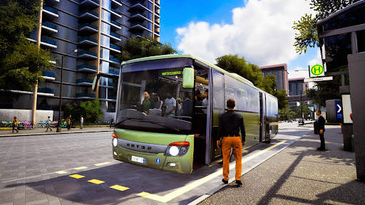 Bus Games 3D City Driving 2023 screenshot 2