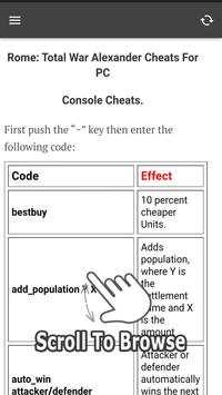 Cheats for Rome Total War screenshot 5
