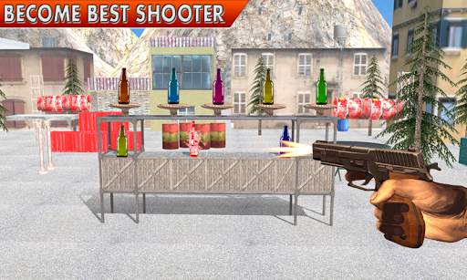 Real Bottle Shooter Game 3D screenshot 4