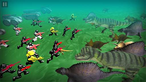 Battle Simulator: Stickman v.s. Dinosaur screenshot 2