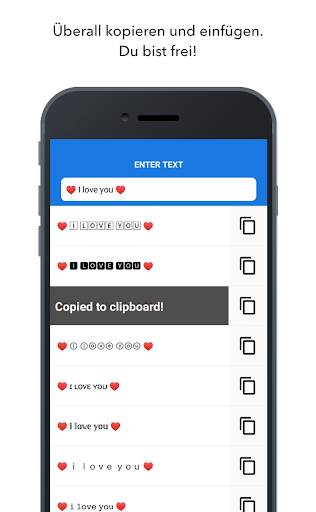 Fonts: Stilvoller Textkonverter für Instagram screenshot 6