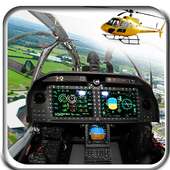 Helicopter driving simulator logo