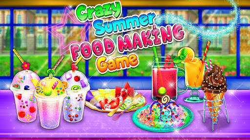 Crazy Summer Food Making Game screenshot 1
