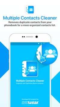 Multiple Contacts Cleaner Pro 1 تصوير الشاشة