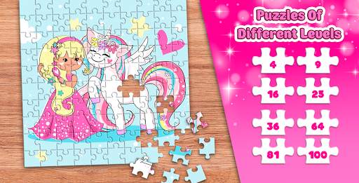 Princess puzzles - Girl games screenshot 3