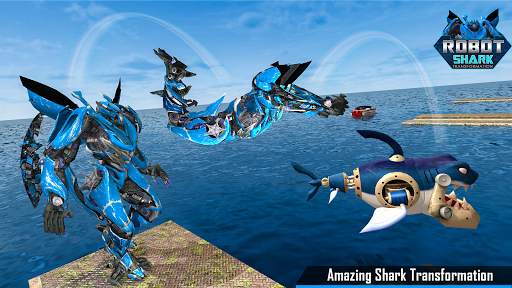 Shark Robot Transformation Game screenshot 3