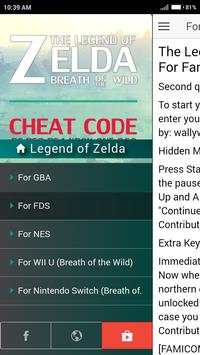 Cheat Code for Legend of Zelda screenshot 2