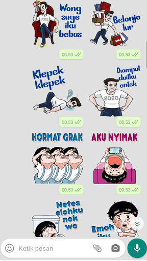 Stiker Jawa Lucu Koplak screenshot 4