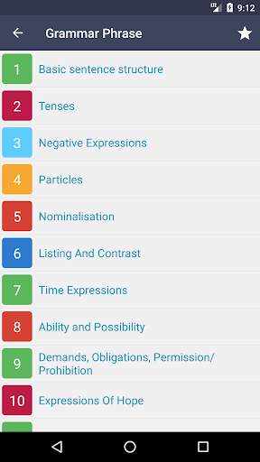 Learn Korean - Grammar screenshot 5