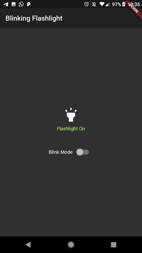 Blinking Flashlight screenshot 2