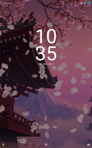 Sakura theme Xperia Launcher screenshot 5