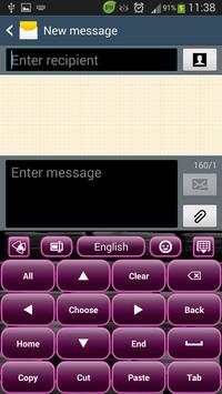 Dark Plum Keyboard screenshot 5