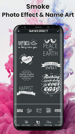 Smoke Photo Effect - Name Art screenshot 9