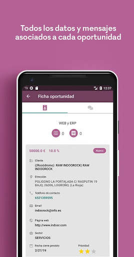 CRM Odoo скриншот 8