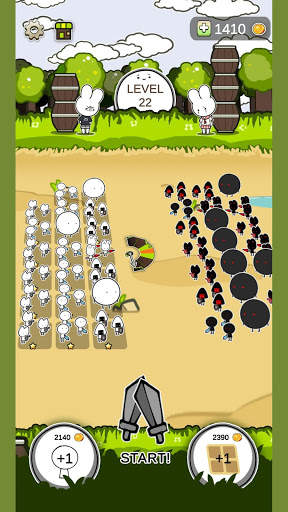 Clash! Mini Army स्क्रीनशॉट 1
