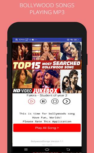 Bollywood Songs Offline screenshot 1