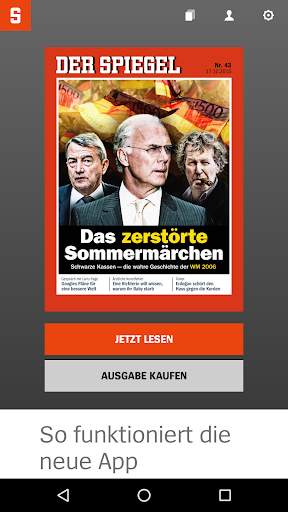 SPIEGEL Kiosk screenshot 1