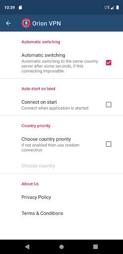 Orion VPN | Free Open VPN Client screenshot 7