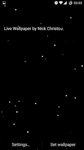 Snow Live Wallpaper screenshot 1