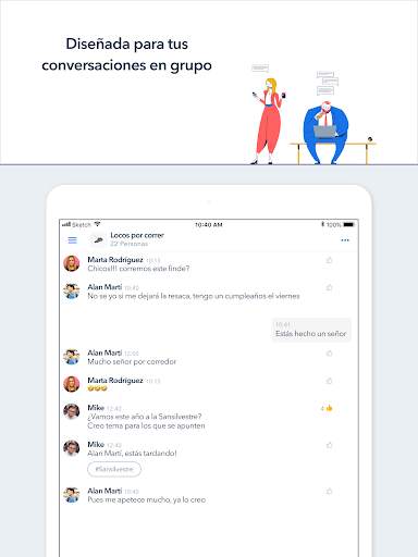 Tach - Mensajería para grupos screenshot 4