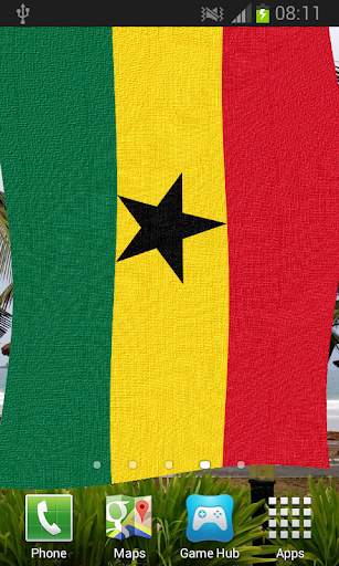 Ghana Flag Live Wallpaper screenshot 6