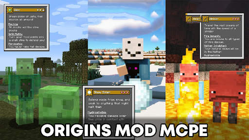 Origins PE Mod MCPE screenshot 1