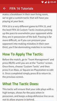 Tutorials for FIFA 16 screenshot 5