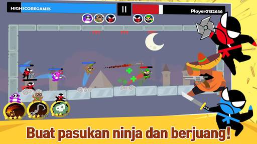 Melompat Ninja Pertempuran screenshot 3