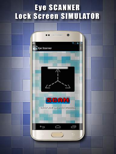 Eye Scanner Lock Screen Prank 1 تصوير الشاشة