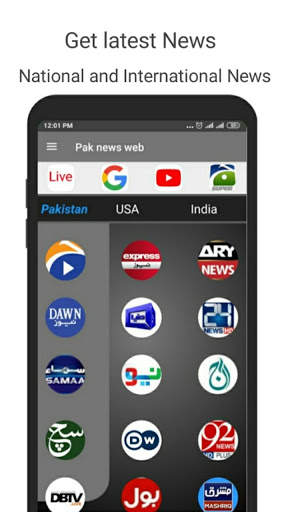 Pak News web screenshot 1