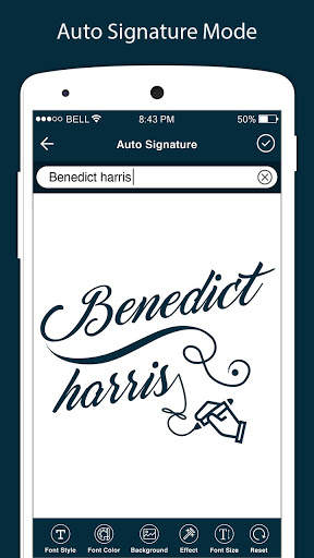 Signature Creator - Signature Maker स्क्रीनशॉट 1
