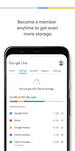 Google One स्क्रीनशॉट 3