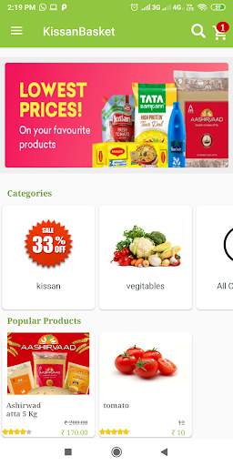 KissanBasket - Online Shopping App screenshot 3