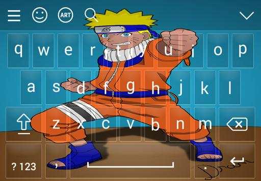 Keyboard For Naruto Uzumaki screenshot 2