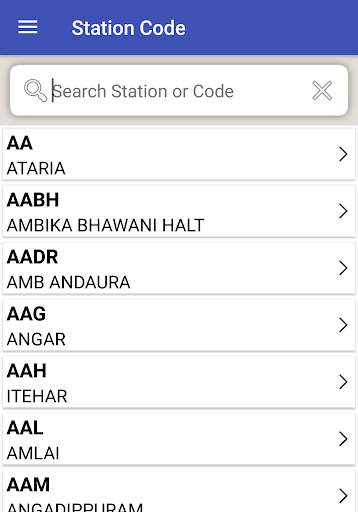 Railway Station Code screenshot 1