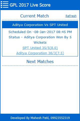 GPL Live Score screenshot 1