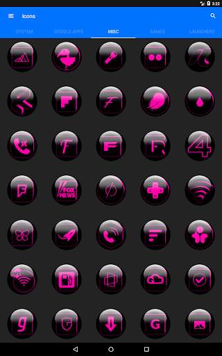 Pink Glass Orb Icon Pack скриншот 20