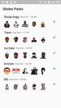 Rapper Stickers for WhatsApp Old School (2019) screenshot 1