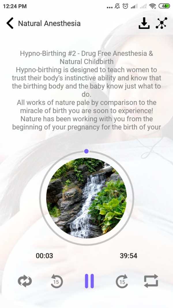 Hypnobirthing - Pregnancy, Music & Tracker screenshot 4