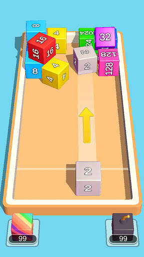 2048 3D: Shoot & Merge Number Cubes, Block Puzzles screenshot 5