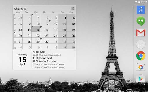 Calendar Widget Month   Agenda screenshot 5