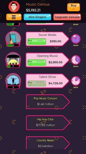 Talent Manager - Idle Music Clicker screenshot 2