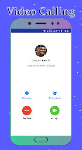 Ronaldo Fake Video Call and Latest Wallpaper 4K screenshot 2