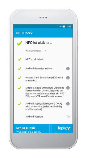 NFC Check by Tapkey screenshot 2