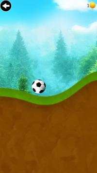 soccer ball climbing game screenshot 1