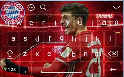 Thomas Muller Theme Keyboard स्क्रीनशॉट 2