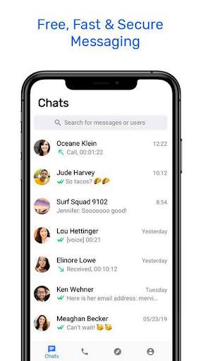 Free 💬 Messenger - Video Calls & Voice Chats screenshot 2