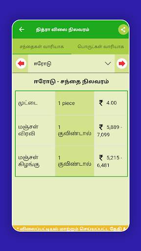 Tamilnadu Market Rates - Daily Market Price screenshot 8