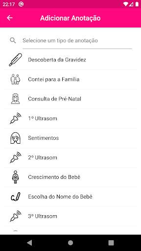 Diário de Gestação screenshot 2